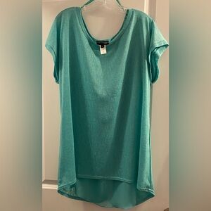 NEW Candy Couture Soft & Sexy Mint green flowing top 2X